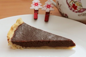 Рецепт - Шоколадный тарт ко Дню влюбленных