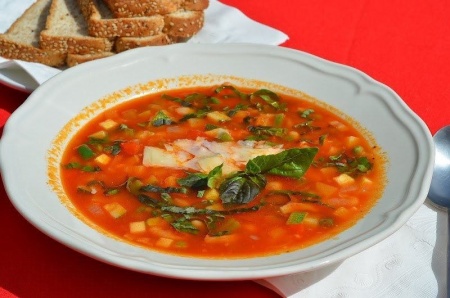 Овощной суп Минестроне. Рецепт приготовления