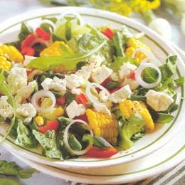 Овощной салат с фетой