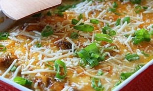 Рецепт - Стейки форели в сливочно-грибном соусе